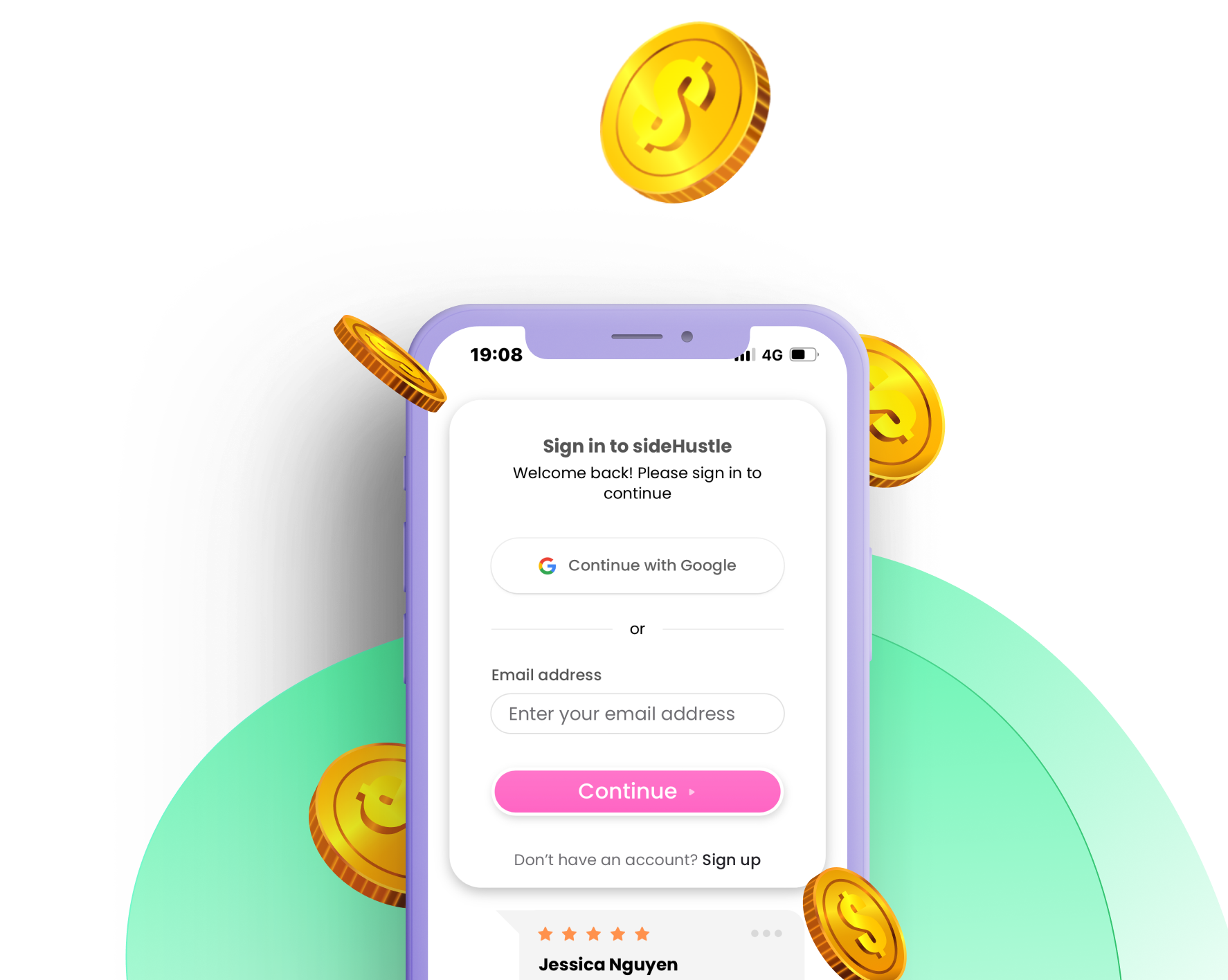 SideHustle App Preview